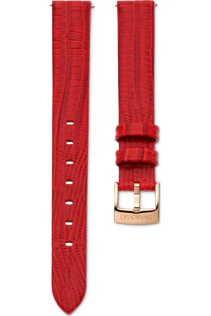 Swarovski Pasek do zegarka, 13 mm (0,51") szerokości, Skórzany, , Powłoka w odcieniu różowego złota