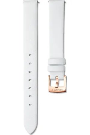Swarovski Pasek do zegarka, Szerokość 14 mm (0,55 cala), Skóra, , Powłoka w odcieniu różowego złota