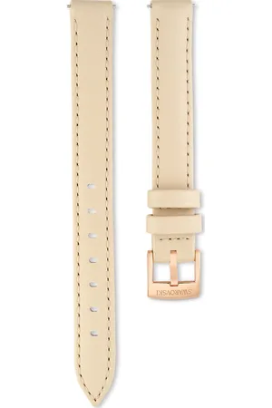 Swarovski Pasek do zegarka, 12 mm (0,47") szerokości, Skórzany, , Powłoka w odcieniu różowego złota