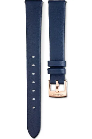 Swarovski Pasek do zegarka, Szerokość 14 mm (0,55 cala), Skóra, , Powłoka w odcieniu różowego złota