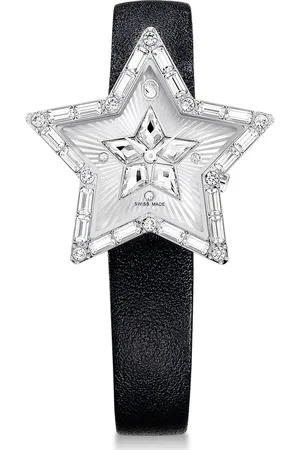 Swarovski Zegarek Symbolica Star, Swiss Made, Gwiazda, Skórzany pasek, , Stal szlachetna