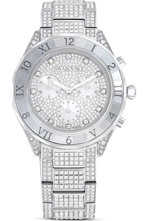 Swarovski Zegarek Dextera Lux, Swiss Made, Metalowa bransoleta, W odcieniu srebra, Stal szlachetna