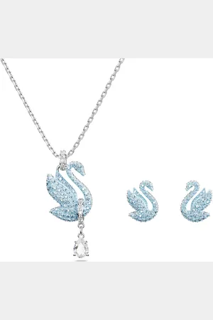 Swarovski Zestaw Swan, Łabędź, , Powłoka z rodu