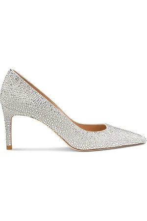 Swarovski Czółenko STUART WEITZMAN Stuart Power Shine, Białe