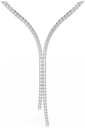 Swarovski Naszyjnik Y Matrix, Szlif okrągły, , Powłoka z rodu