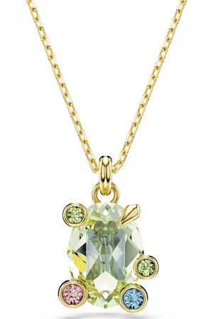 Swarovski Wisiorek Gema, Szlify różnorodne, Różnokolorowy, Powłoka w odcieniu złota