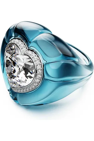 Swarovski Pierścionek koktajlowy Dulcis, Szlif w kształcie serca, Oprawa brukowa, Serce