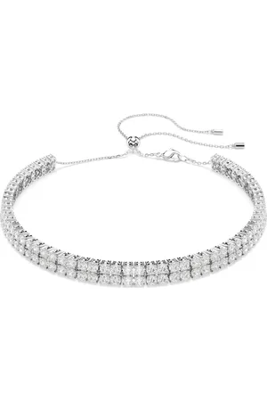 Swarovski Naszyjnik typu choker Matrix, Szlif okrągły, , Powłoka z rodu