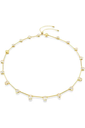 Swarovski Naszyjnik Tennis Imber, Zapięcie magnetyczne, kryształy w różnorodnych szlifach, , Powłoka w odcieniu złota