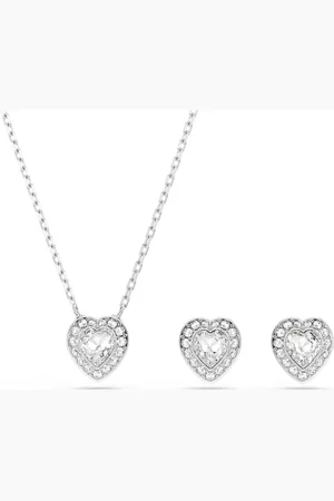 Swarovski Zestaw Ariana Grande x , Szlify różnorodne, Serce, , Powłoka z rodu