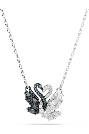 Swarovski Wisiorek Swan, Łabędź, , Wykończenie z różnobarwnych metali