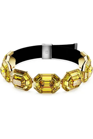 Swarovski Naszyjnik typu choker Lucent, Kształt ośmiokątny, , Powłoka w odcieniu złota