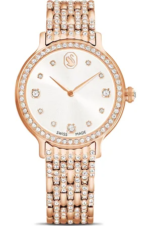 Swarovski Zegarek Imber, Swiss Made, Metalowa bransoleta, W odcieniu różowego złota, Powłoka w odcieniu różowego złota