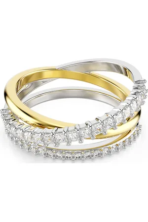 Swarovski Pierścionek Hyperbola, Szlify różnorodne, , Wykończenie z różnobarwnych metali