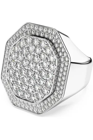 Swarovski Pierścionek koktajlowy Dextera, Kształt ośmiokątny, , Powłoka z rodu