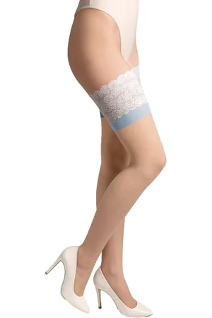 Gabriella Pończochy Katherine 473 natural-biało-niebieskie
