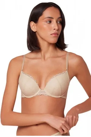 Triumph Biustonosz push-up Bright Spotlight WHU beżowy