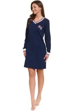 Doctor Nap Damska koszula nocna TM 4534 navy blue