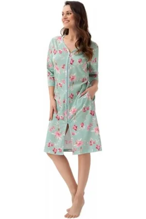 Luna Szlafrok damski 392 3XL pistacjowy