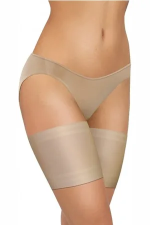 Sesto Senso Opaska na uda Thigh Bands gładka beżowa