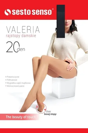 Sesto Senso Rajstopy damskie Valeria 20 DEN