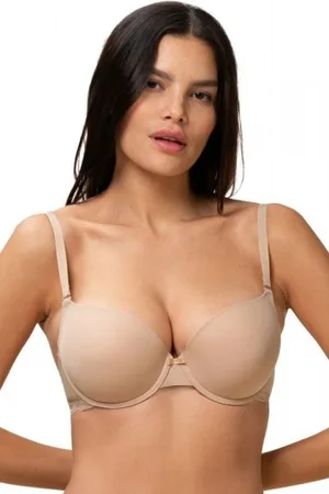Triumph Biustonosz push-up Lovely Micro WHUM beżowy