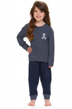 Doctor Nap Piżama dziewczęca PDG 5255 navy blue