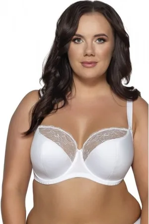 Ava Lingerie Biustonosz półusztywniany Azalea 2110 biały plus