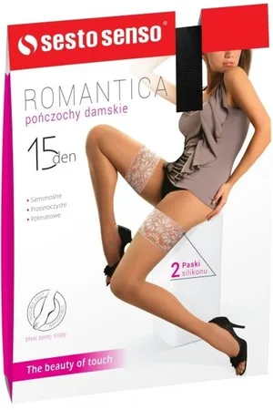 Sesto Senso Pończochy Romantica 15 DEN