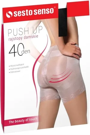 Sesto Senso Rajstopy damskie Push Up 40 DEN