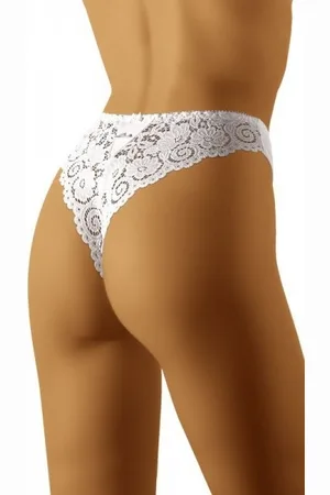 Wol-Bar Stringi damskie Bolero Białe