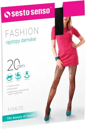 Sesto Senso Rajstopy damskie Fashion 20 DEN F/04/20