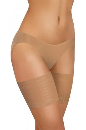 Sesto Senso Opaska na uda Thigh Bands WZ2 koronka beżowa maxi