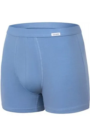 Cornette Bokserki męskie Authentic 092 szaroniebieskie