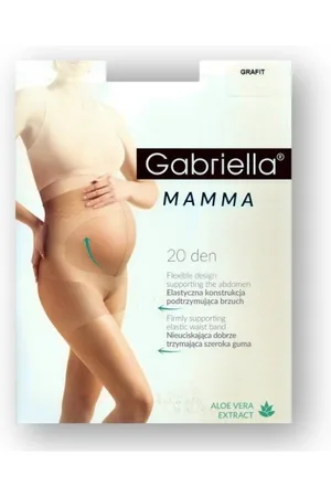 Gabriella Rajstopy damskie 108 mamma 20 den nero 5