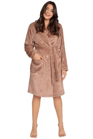 Italian Fashion Szlafrok damski Arte camel