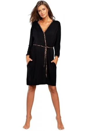 Italian Fashion Szlafrok damski Eila czarny