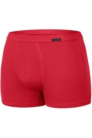 Cornette Bokserki męskie Authentic mini 223 czerwone