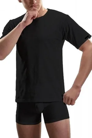 Cornette Koszulka męska Authentic 202 new czarna