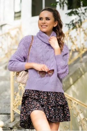 Merribel Sweter damski Sevenel Lilac