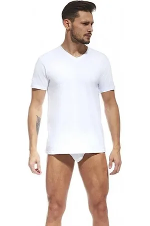 Cornette Koszulka męska Authentic 201 new biała
