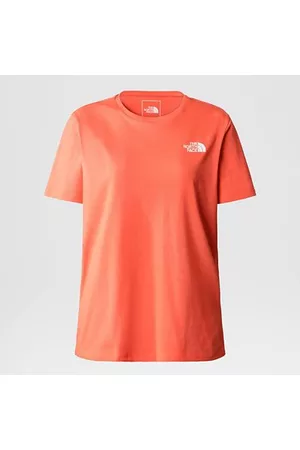 The North Face Kobieta Koszule i Koszulki nocne - The North Face Damski T-shirt Z Grafiką Foundation Retro Orange Rozmiar L