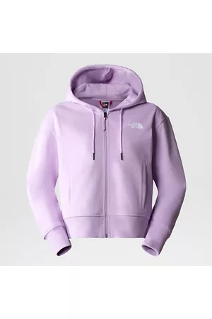 The North Face Kobieta Bluzy z Kapturem - The North Face Damska Bluza O Skróconym Kroju Z Kapturem I Zamkiem Błyskawicznym Na Całej Długości Icon Lupine Rozmiar L