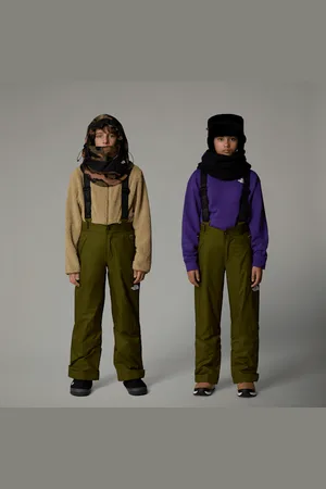 The North Face Młodzieżowe Spodnie Na Szelkach Snowquest Summit Navy