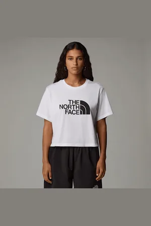 The North Face Damski T-shirt O Skróconym Kroju Easy Metal Pink-cyber Berry