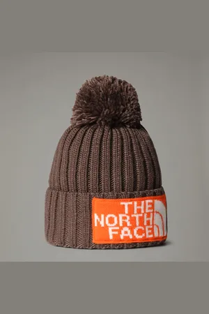 The North Face Czapka Beanie Heritage Ski Tuke Smokey Brown-tnf Orange- Dune