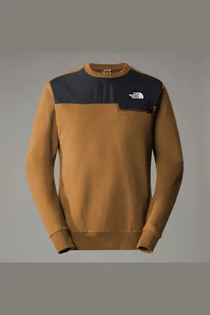 The North Face Męska Bluza Z Okrągłym Dekoltem Utility Brown-tnf