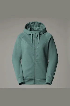 The North Face Damski Polar Z Kapturem I Zamkiem Błyskawicznym Na Całej Długości Zuum Smoked Pearl