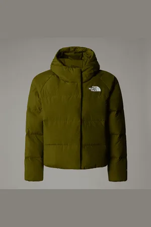 The North Face Dziewczęca Kurtka Puchowa Z Kapturem North Forest Olive