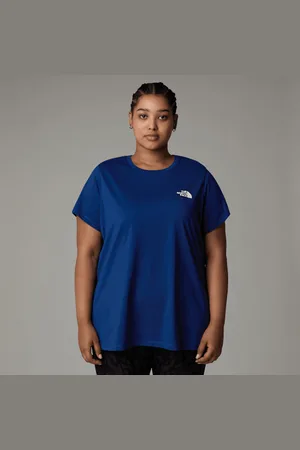 The North Face Damski T-shirt Simple Dome Plus Size Estate Blue